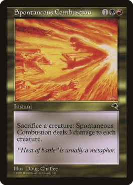 naokuroshop MTG [TMP][273][多][U][EN][自然発火/Spontaneous Combustion] NM