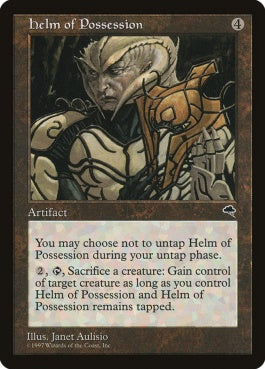 naokuroshop MTG [TMP][291][茶][R][EN][占有の兜/Helm of Possession] NM