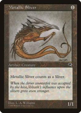 naokuroshop MTG [TMP][297][茶][C][JP][メタリック・スリヴァー/Metallic Sliver] NM