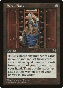 naokuroshop MTG [TMP][308][茶][R][JP][巻物棚/Scroll Rack] NM