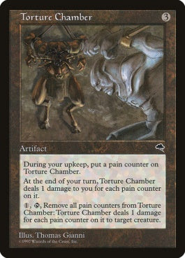 naokuroshop MTG [TMP][313][茶][R][EN][拷問室/Torture Chamber] NM