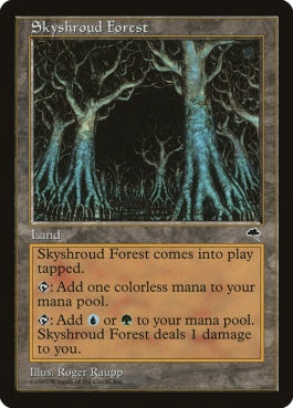 naokuroshop MTG [TMP][326][土地][R][JP][スカイシュラウドの森/Skyshroud Forest] NM