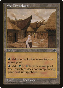 naokuroshop MTG [TMP][329][土地][U][JP][ヴェクの教区/Vec Townships] NM