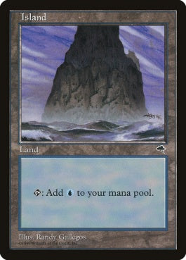 naokuroshop MTG [TMP][337][土地][C][JP][島/Island] NM