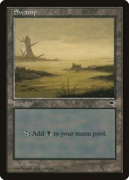 naokuroshop MTG [TMP][342][土地][C][EN][沼/Swamp] NM