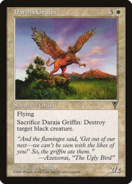 naokuroshop MTG [VIS][002][白][U][EN][ダラジャ・グリフィン/Daraja Griffin] NM