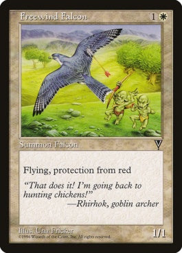 naokuroshop MTG [VIS][005][白][C][JP][フリーウィンド・ファルコン/Freewind Falcon] NM