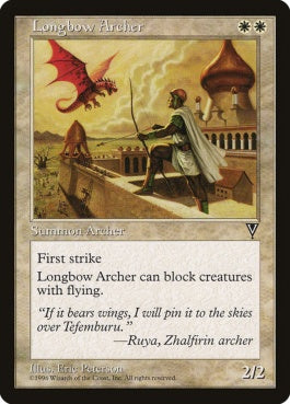 naokuroshop MTG [VIS][012][白][U][JP][長弓兵/Longbow Archer] NM