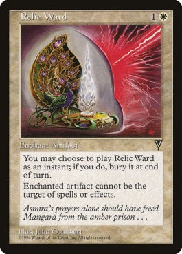 naokuroshop MTG [VIS][016][白][U][JP][秘宝の護法印/Relic Ward] NM