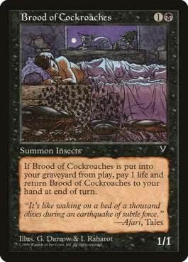 naokuroshop MTG [VIS][053][黒][U][JP][ゴキブリの大群/Brood of Cockroaches] NM