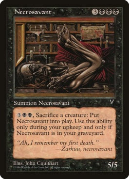 naokuroshop MTG [VIS][065][黒][R][JP][ネクロサヴァント/Necrosavant] NM