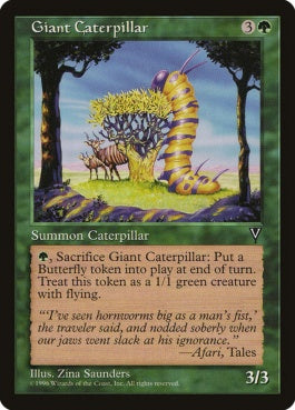 naokuroshop MTG [VIS][108][緑][C][JP][大イモムシ/Giant Caterpillar] NM