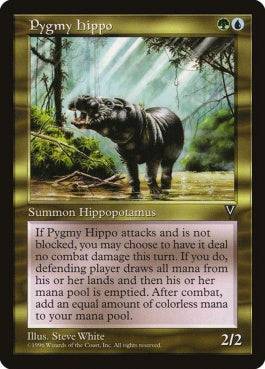 naokuroshop MTG [VIS][133][多][R][JP][コビトカバ/Pygmy Hippo] NM