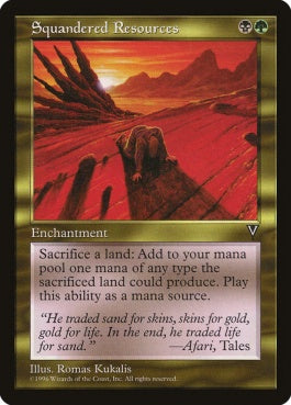 naokuroshop MTG [VIS][137][多][R][EN][資源の浪費/Squandered Resources] NM