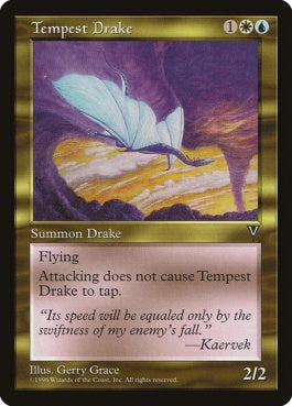 naokuroshop MTG [VIS][139][多][U][JP][嵐のドレイク/Tempest Drake] NM