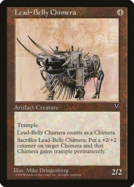 naokuroshop MTG [VIS][148][茶][U][EN][鉛の腹のキマイラ/Lead-Belly Chimera] NM