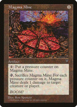 naokuroshop MTG [VIS][149][茶][U][JP][マグマ地雷/Magma Mine] NM