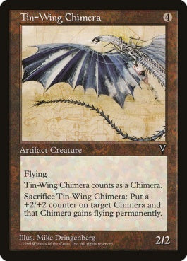 naokuroshop MTG [VIS][157][茶][U][EN][ブリキの翼のキマイラ/Tin-Wing Chimera] NM