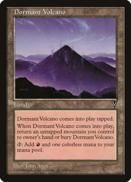 naokuroshop MTG [VIS][161][土地][U][JP][休火山/Dormant Volcano] NM