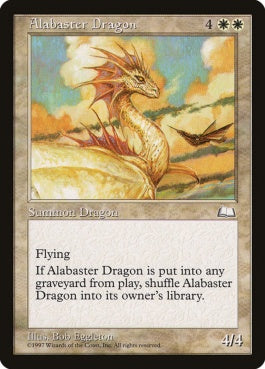 naokuroshop MTG [WTH][002][白][R][EN][純白のドラゴン/Alabaster Dragon] NM