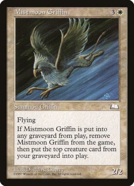 naokuroshop MTG [WTH][021][白][U][JP][ミストムーン・グリフィン/Mistmoon Griffin] NM