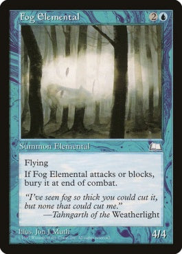 naokuroshop MTG [WTH][040][青][C][JP][濃霧の精霊/Fog Elemental] NM