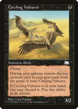 naokuroshop MTG [WTH][064][黒][U][EN][待ち受ける禿鷹/Circling Vultures] NM