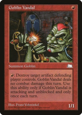 naokuroshop MTG [WTH][105][赤][C][JP][蛮行ゴブリン/Goblin Vandal] NM