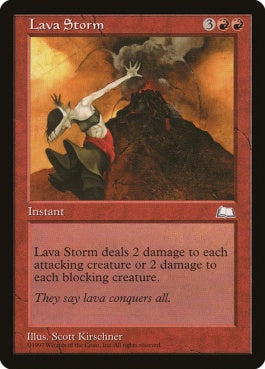 naokuroshop MTG [WTH][110][赤][C][JP][溶岩の嵐/Lava Storm] NM