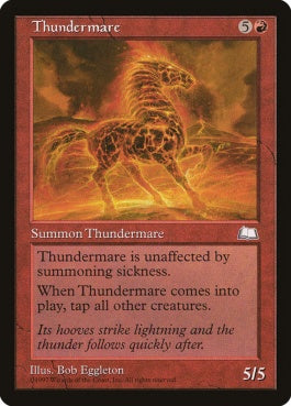 naokuroshop MTG [WTH][116][赤][R][EN][サンダーメア/Thundermare] NM