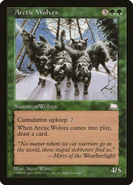 naokuroshop MTG [WTH][118][緑][U][JP][北極狼/Arctic Wolves] NM