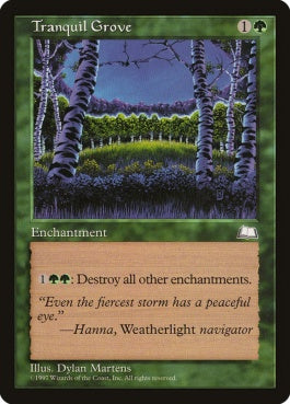 naokuroshop MTG [WTH][142][緑][R][EN][平穏の樹林/Tranquil Grove] NM