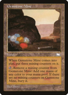 naokuroshop MTG [WTH][164][土地][U][JP][宝石鉱山/Gemstone Mine] NM